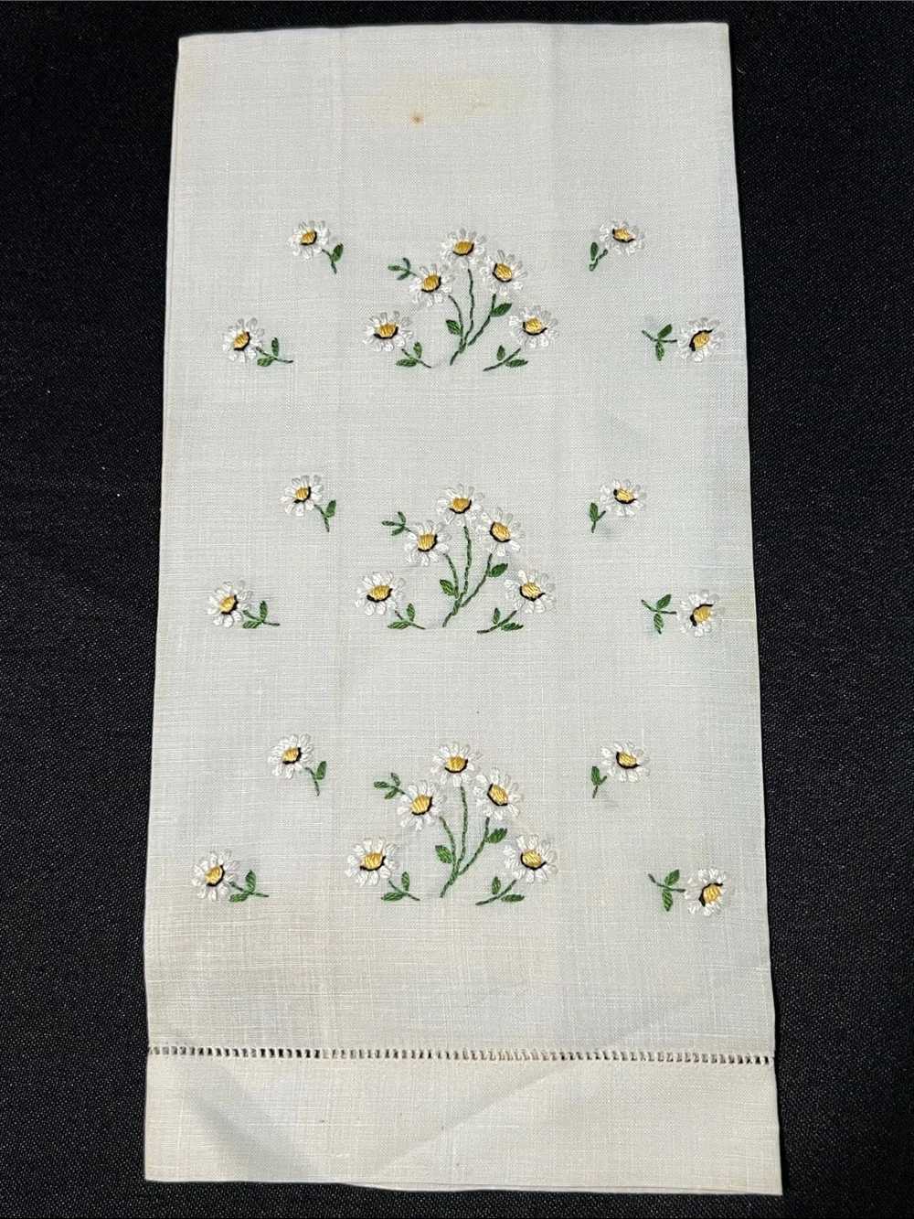 Vintage Linen Tea Towels made in Ireland